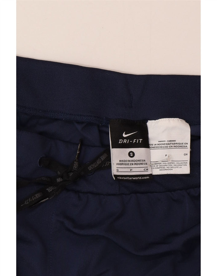 Damskie spodenki sportowe Nike Dri Fit UK 8, małe, granatowe, poliestrowe