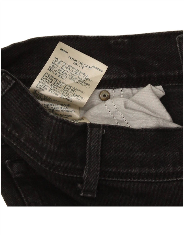 Męskie jeansy Wrangler o prostym kroju W36 L30, czarne, bawełniane