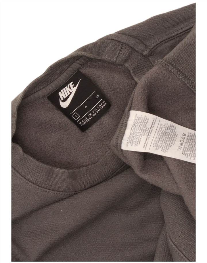 Męska bluza dresowa Nike, mała, szara, bawełniana