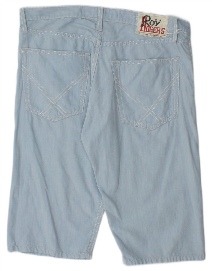 Męskie spodenki codzienne Roy Rogers IT 48 Medium W34 Niebieskie bawełniane