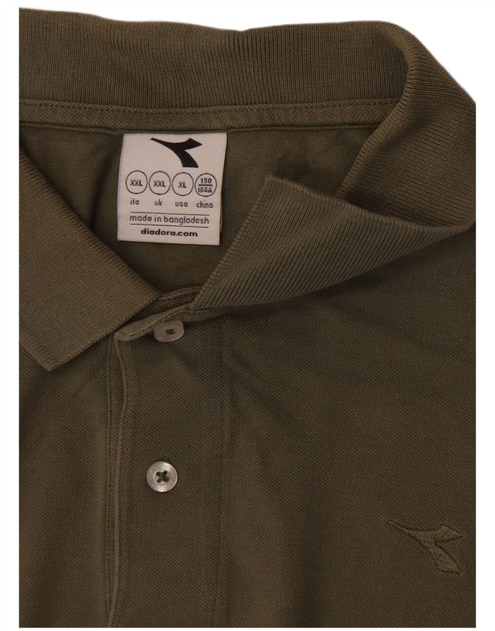 Męska koszulka polo Diadora 2XL khaki