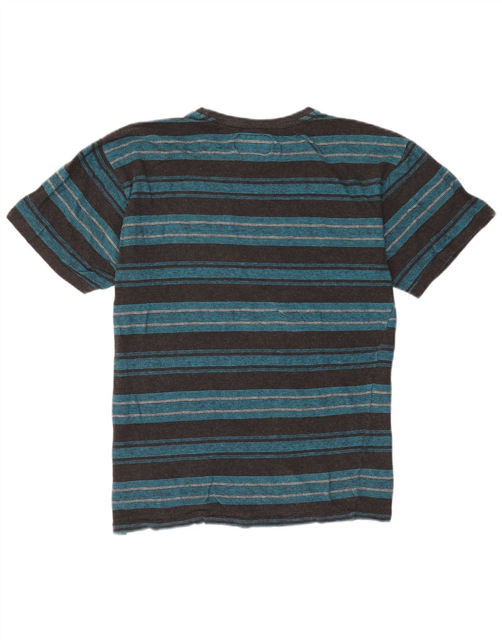 T-shirt męski Billabong, duży, bawełniany w niebieskie paski