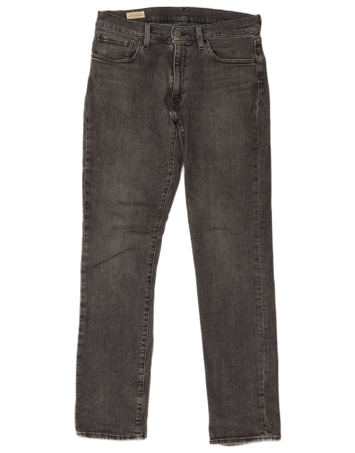 Męskie jeansy Levi's 511 Slim W31 L32 Szara bawełna
