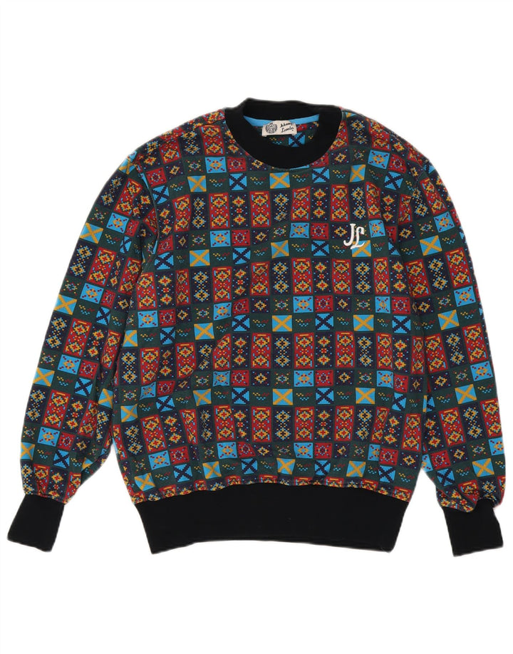 Męski sweter JOHNNY LAMBS Średni wielobarwny geometryczny