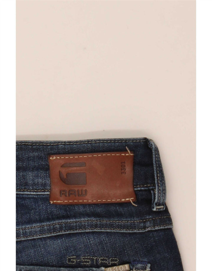 Damskie jeansy G-Star 3301 Slim W30 L31 Granatowe