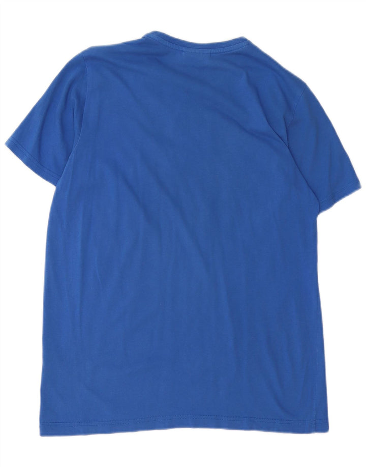 Męski T-shirt Nike Calcio z grafiką, mały, niebieski, bawełniany