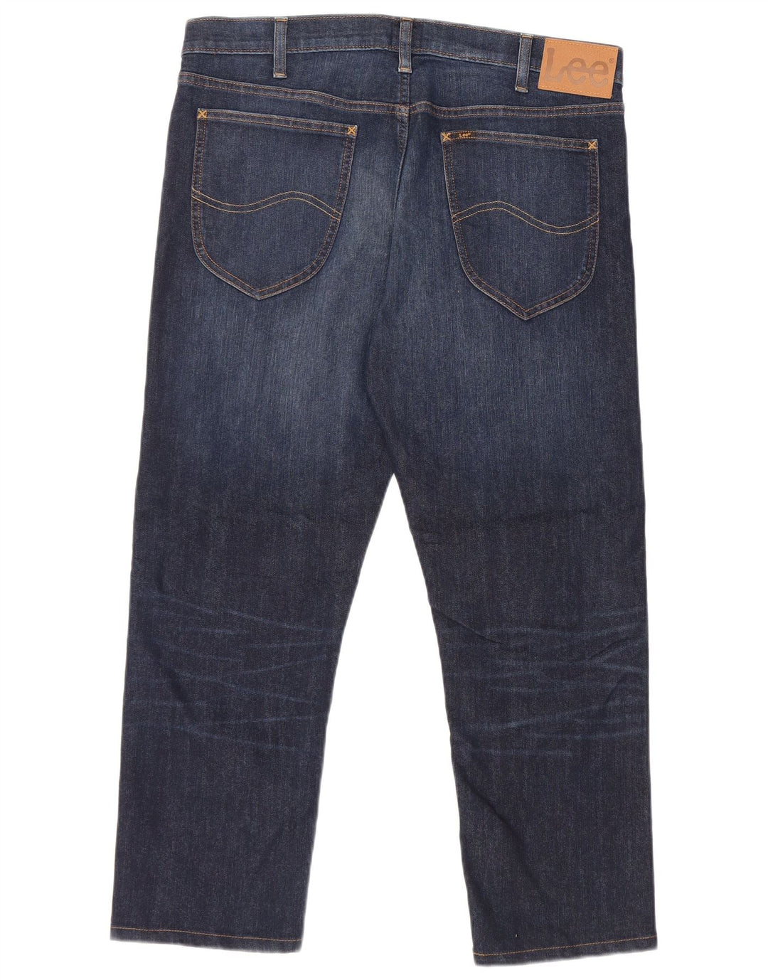 Męskie jeansy Lee Daren Zip Fly, przycięte W36 L25, niebieska bawełna