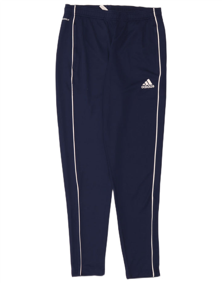 Męskie spodnie dresowe Adidas, średni granatowy poliester