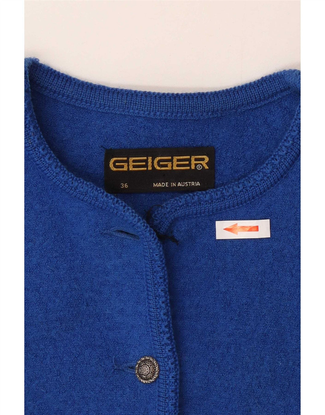 Sweter damski Geiger EU 36, mały, niebieski, nowa wełna