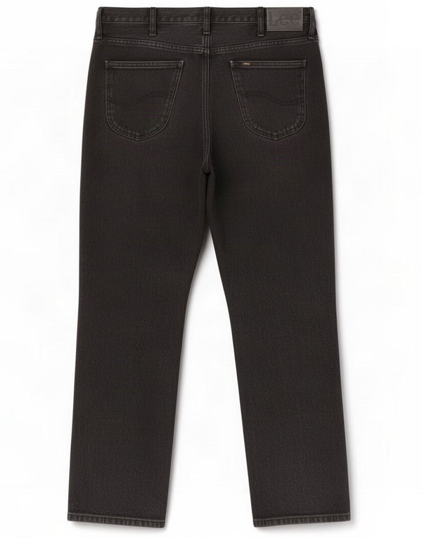 Lee Mens Brooklyn Comfort Straight Jeans W36 L30 Black Cotton