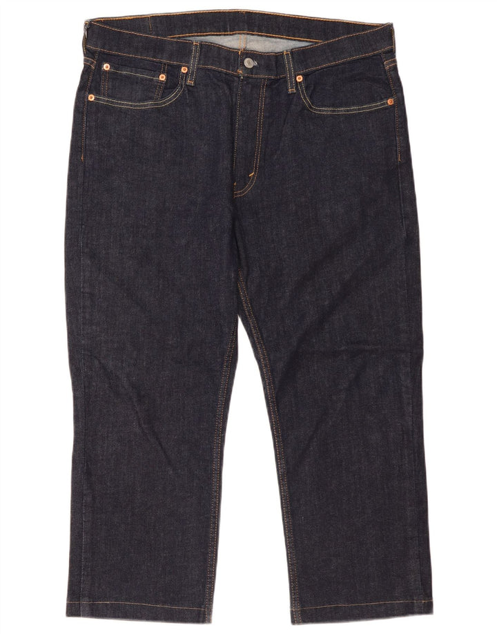 Męskie jeansy Levi's 514 Capri W36 L24 Granatowa bawełna