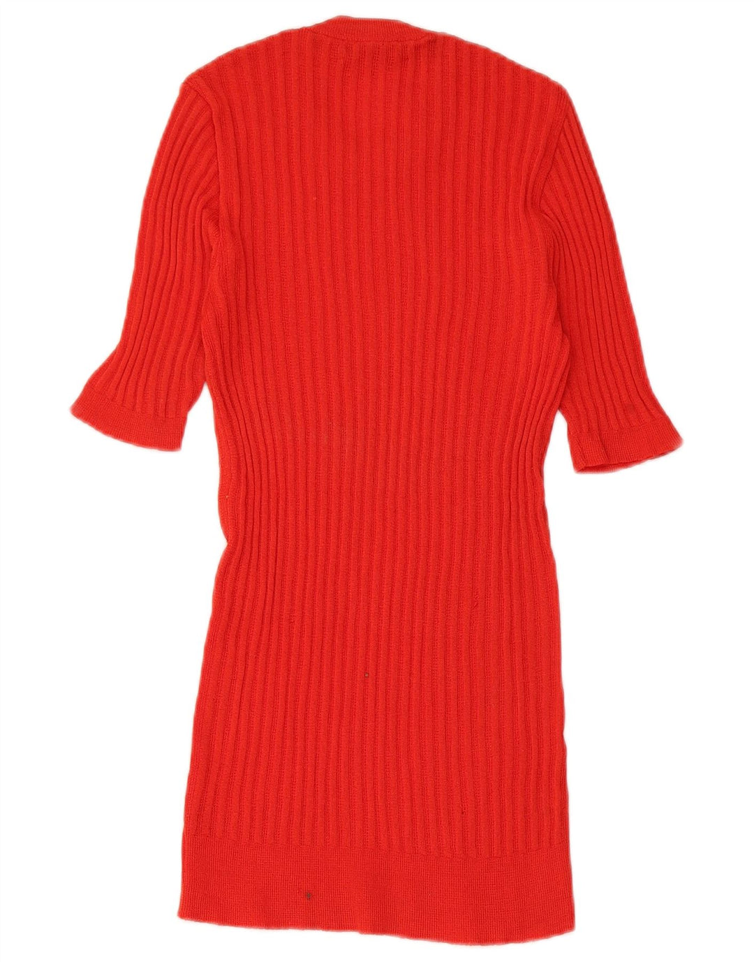 Damska dzianinowa bluzka VINTAGE Top UK 8 Small Red