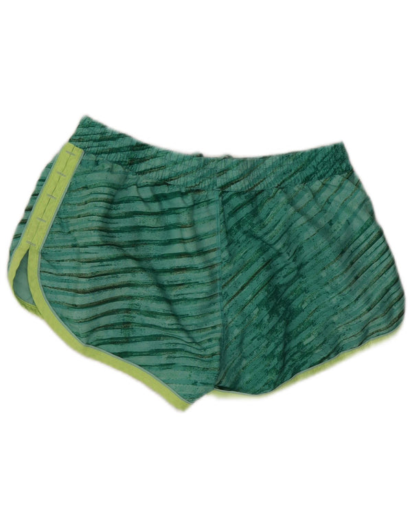 Damskie spodenki sportowe Under Armour Heat Gear UK 12 w średnie zielone paski