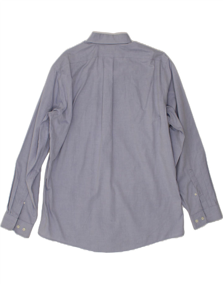 EDDIE BAUER Mens Relaxed Fit Shirt Large Grey Cotton Vintage Eddie Bauer and Second-Hand Eddie Bauer from Messina Hembry 