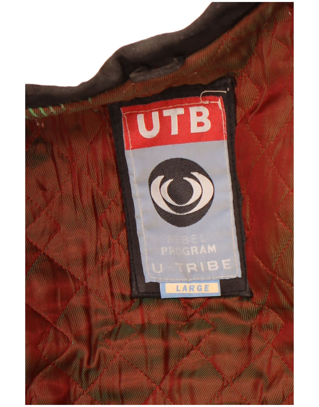 Kurtka skórzana damska VINTAGE UK 16, duża czarna skóra