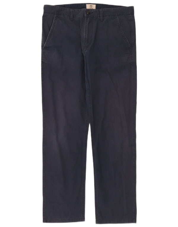 Męskie proste spodnie chino Timberland W34 L31 granatowe