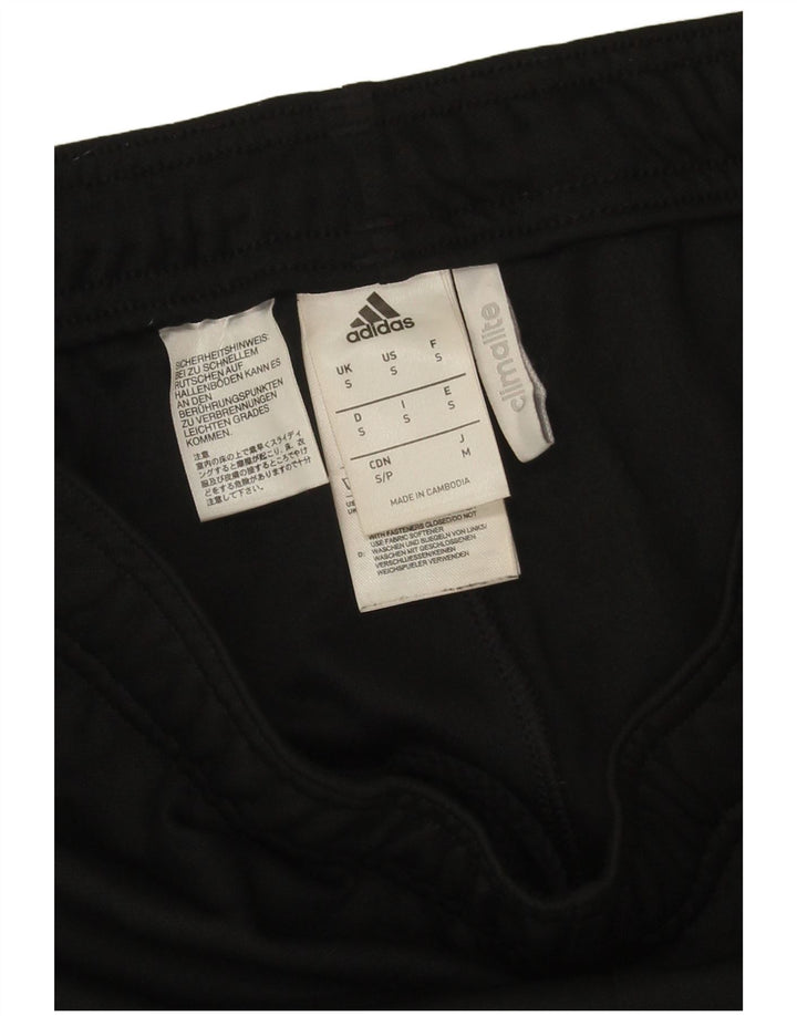 Męskie spodnie dresowe Adidas Climalite, małe, czarne, poliestrowe