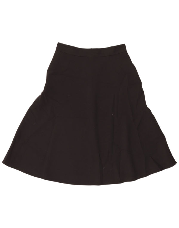 Marks & Spencer Damska spódnica w kształcie litery A UK 12 Medium W30 Czarny poliester