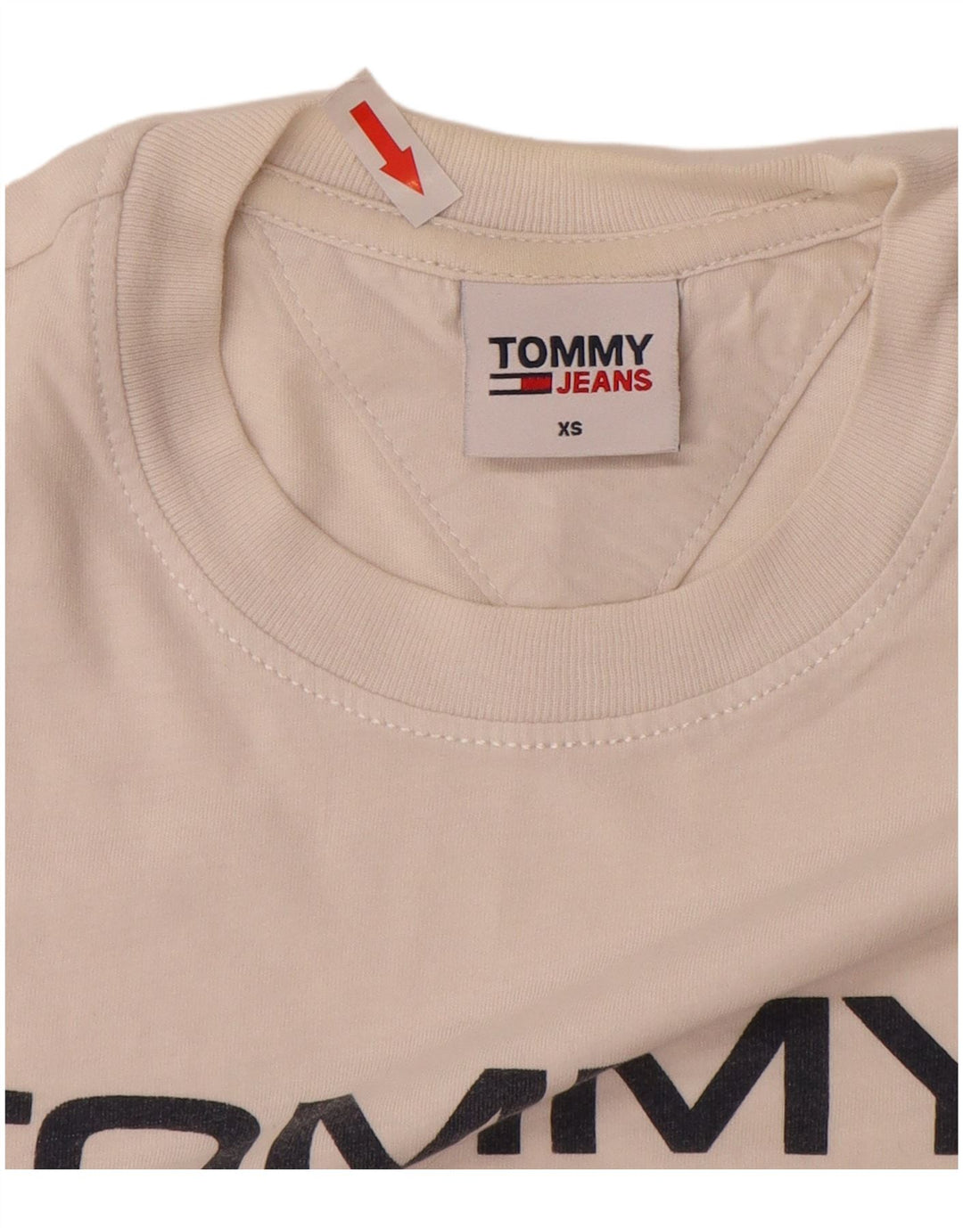Męski T-shirt z grafiką Tommy Hilfiger Top XS, biały