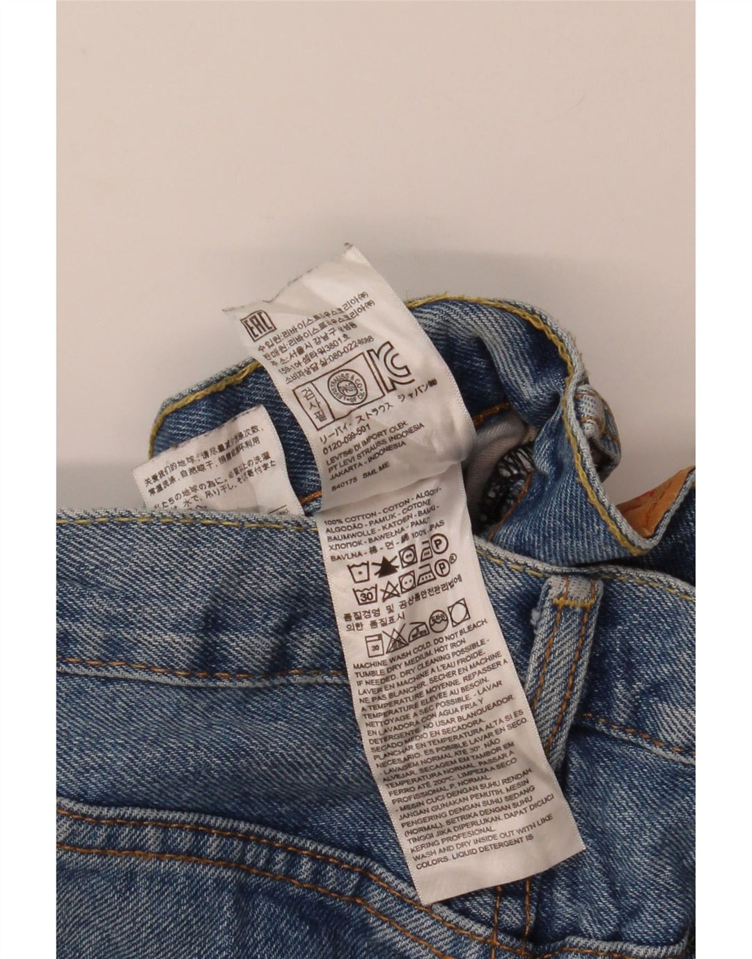 Męskie spodenki jeansowe Levi's 511 W31 Średnioniebieskie, bawełniane
