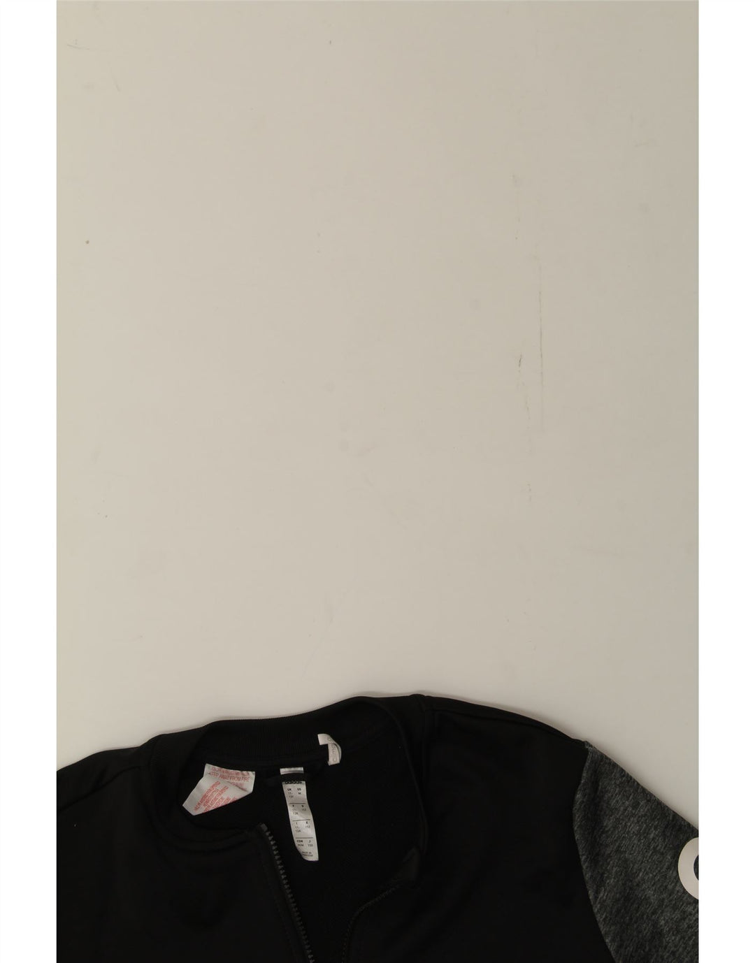 ADIDAS Boys Climalite Tracksuit Top Jacket 11-12 Years Grey Colourblock Vintage Adidas and Second-Hand Adidas from Messina Hembry 
