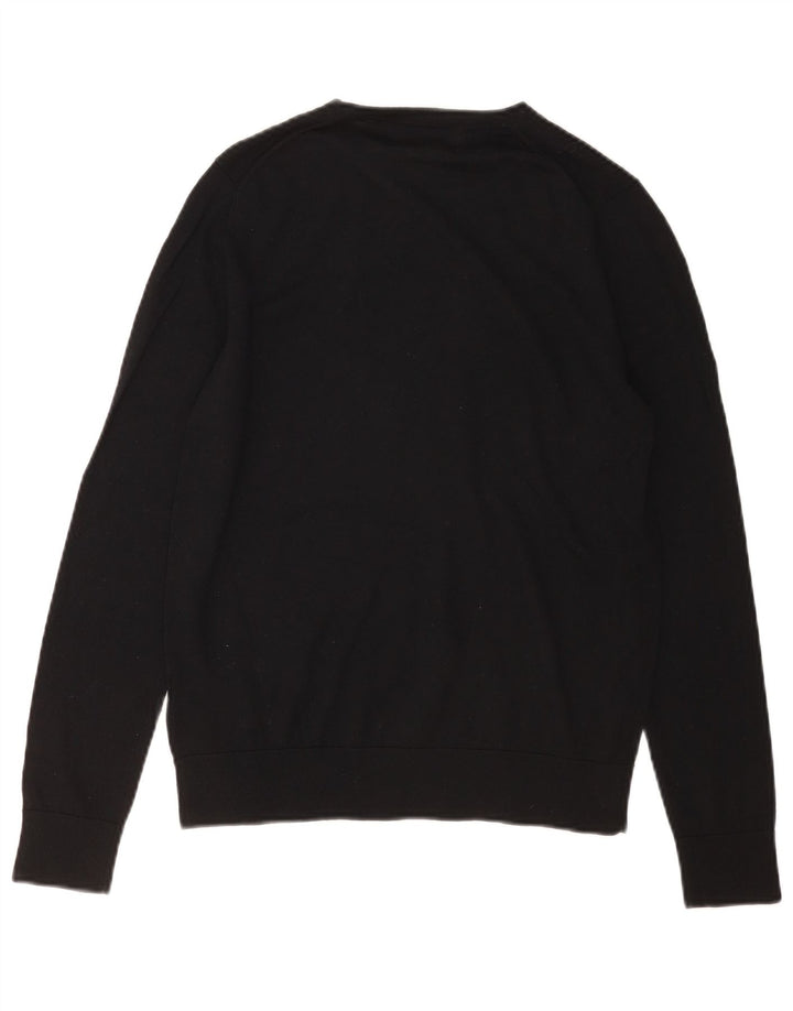 Sweter damski Marks & Spencer z okrągłym dekoltem, UK 12, średni czarny