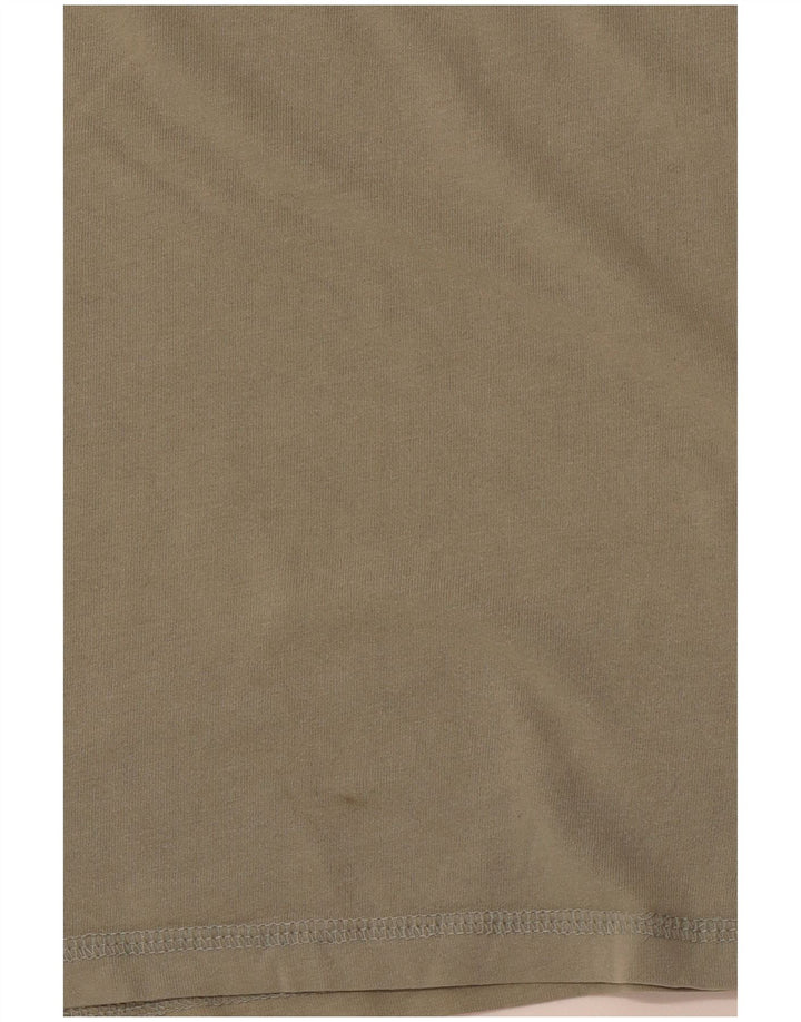 T-shirt męski JACK & JONES, duży, bawełniany khaki