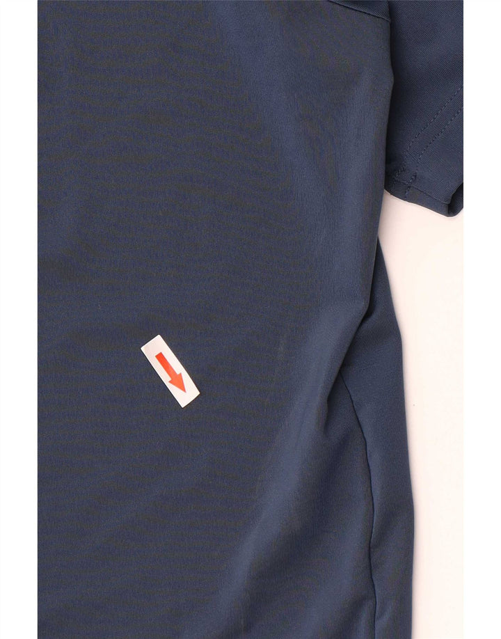 Męska koszulka polo Adidas XL granatowa, poliestrowa