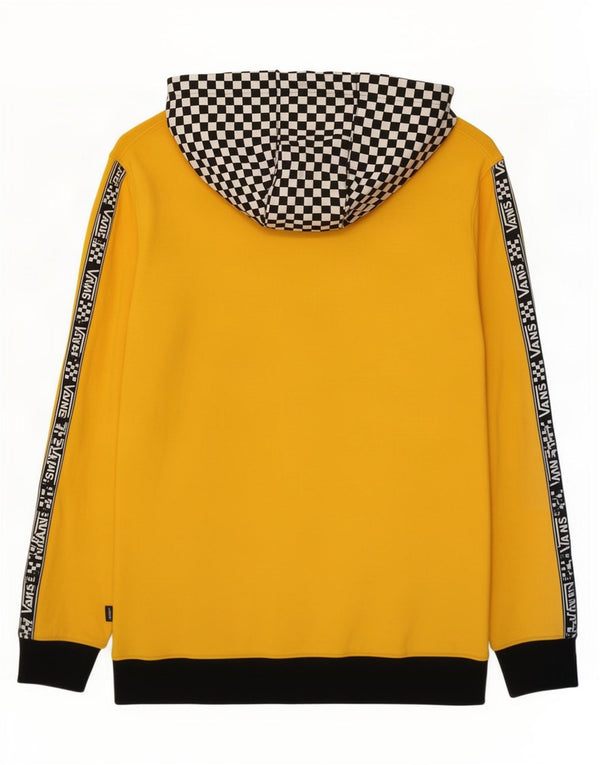 Damski sweter z kapturem Vans Graphic UK 16, duży, żółty, geometryczny, bawełniany