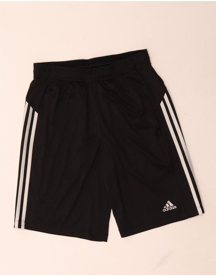 Męskie spodenki sportowe Adidas Climalite, średni czarny poliester