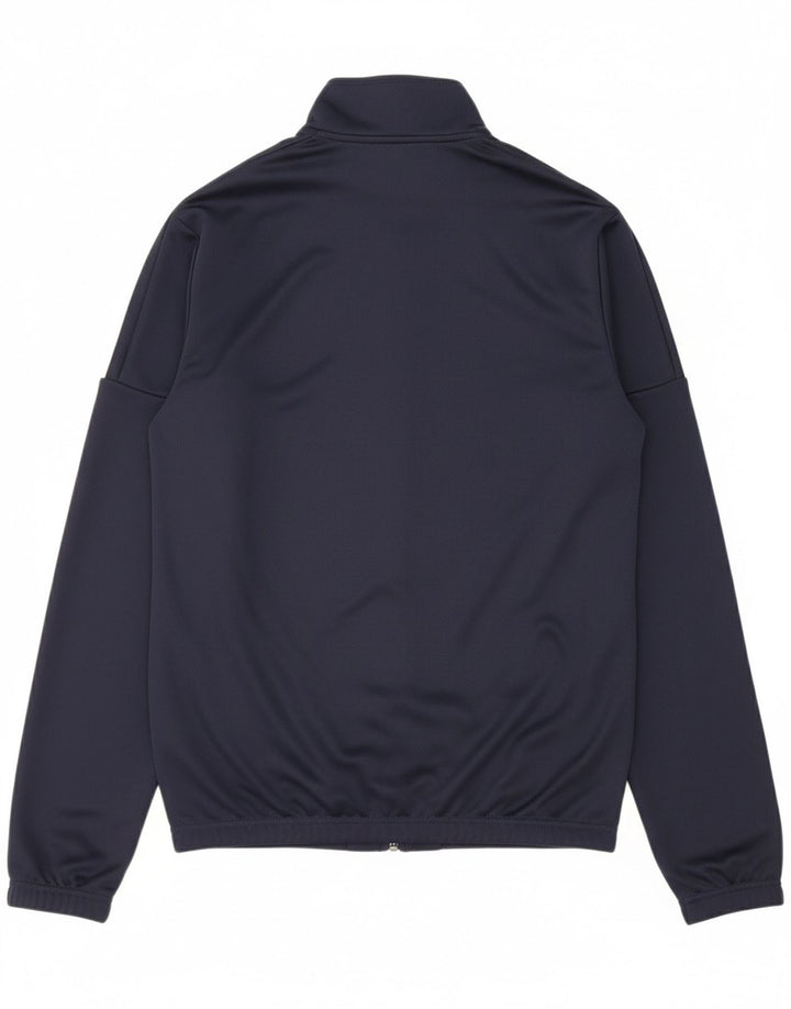 ADIDAS Mens Tracksuit Top Jacket Small Navy Blue Polyester