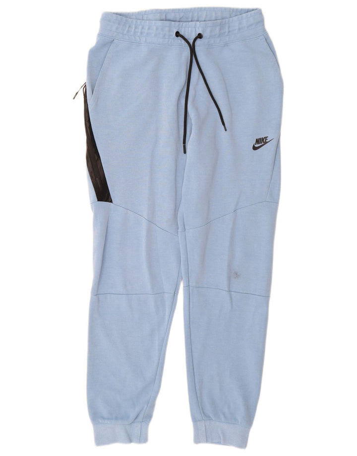 Damskie spodnie dresowe NIKE Joggers UK 14, duże, niebieskie, bawełniane