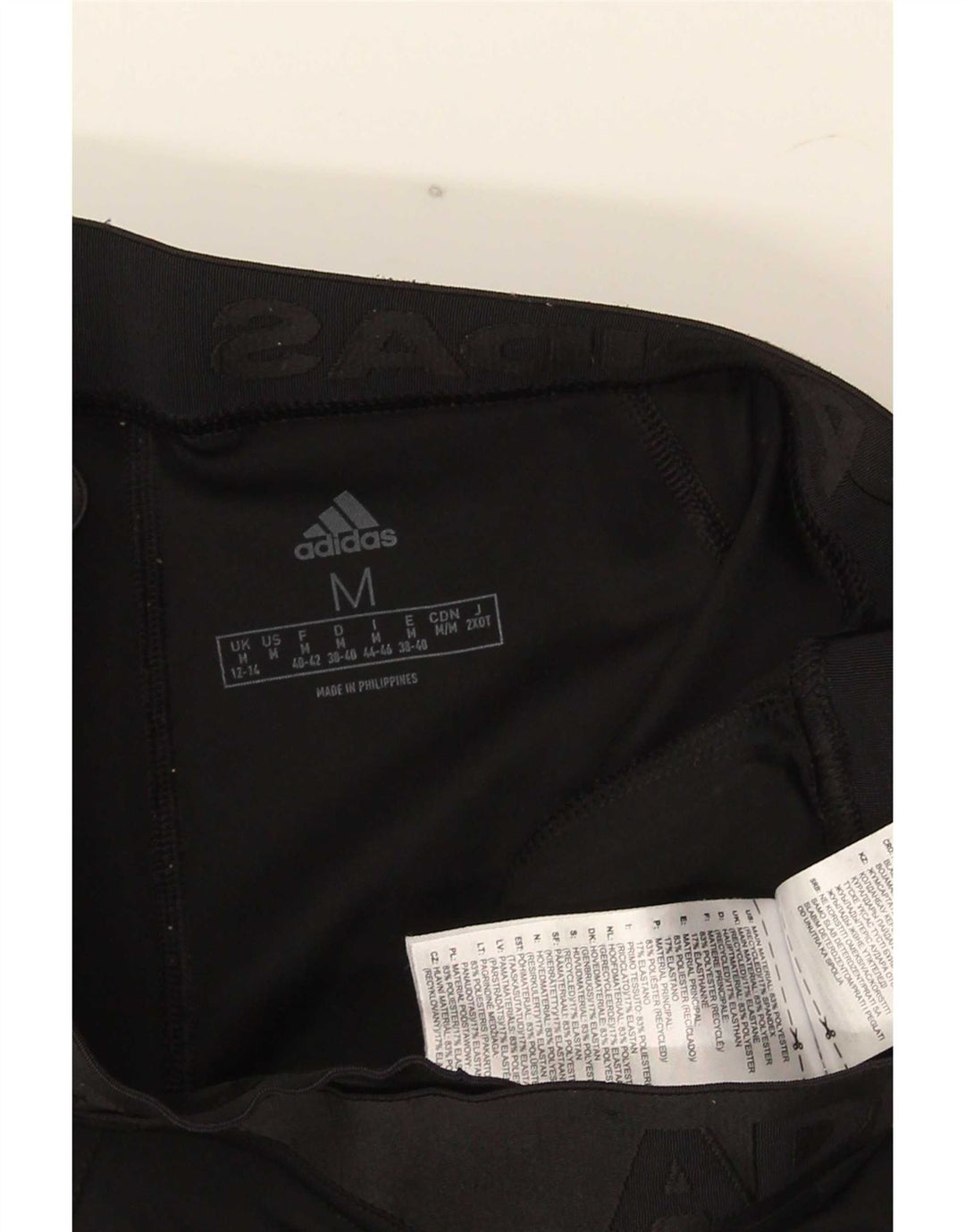 Legginsy damskie Adidas UK 12/14 Średni czarny poliester