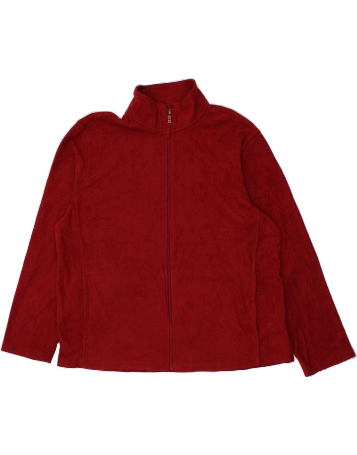 STARTER Mens Fleece Jacket UK 46/48 XL Red Polyester Vintage Starter and Second-Hand Starter from Messina Hembry 