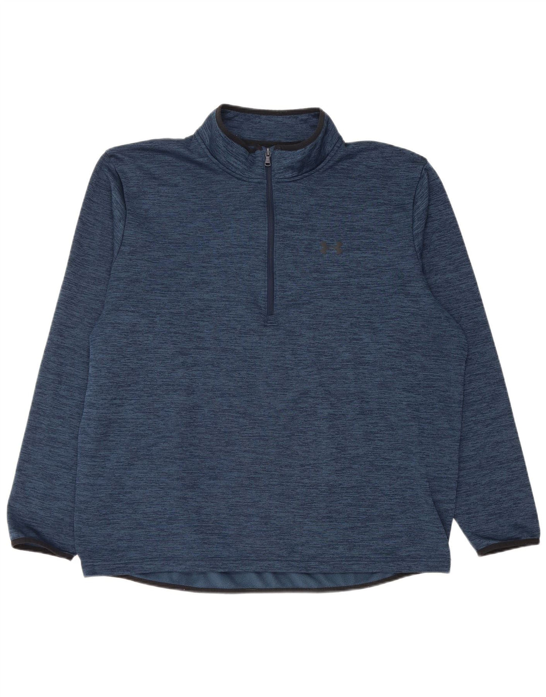 Męski dres Under Armour z zamkiem błyskawicznym, 2XL, niebieski, nakrapiany