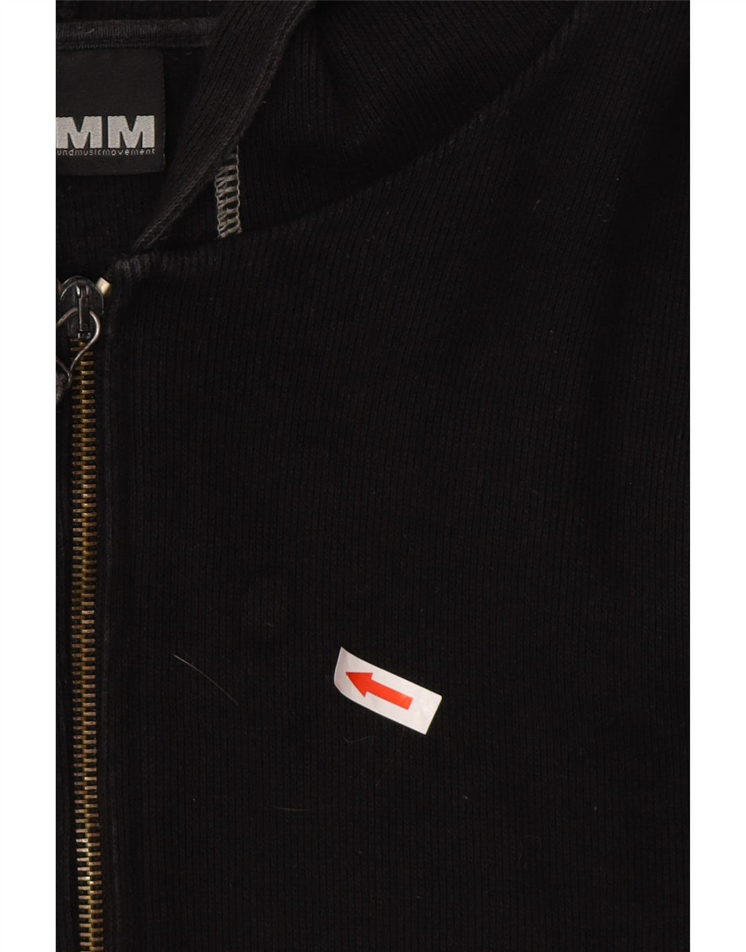 UMM Męski sweter z kapturem, 2XL, czarna bawełna