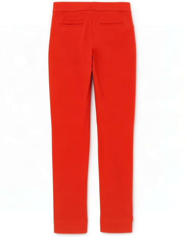 Spodnie damskie Boden Slim Chino UK 12 Medium W34 L30 Czerwone bawełniane