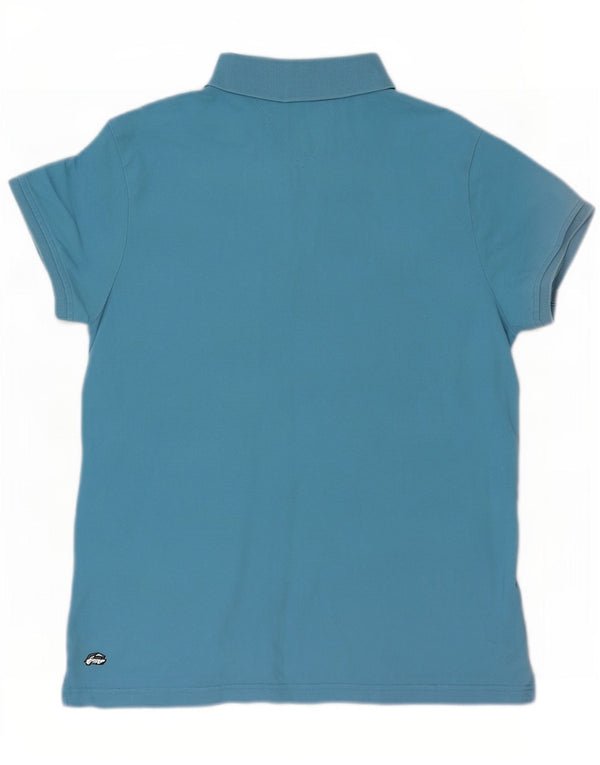 Damska koszulka polo Tommy Hilfiger UK 18 XL, niebieska, bawełniana