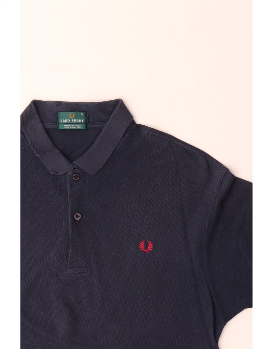 Męska koszulka polo Fred Perry, duża, granatowa, bawełniana