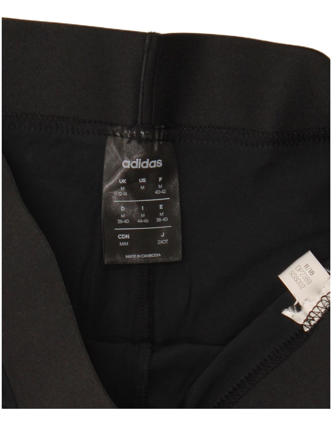 Legginsy Damskie Adidas UK 12/14 Średni Czarny