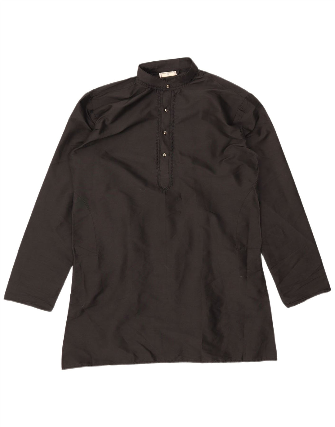 Męska koszula pulowerowa DENNIS MORTON Kurta, rozmiar 40, średnia czarna