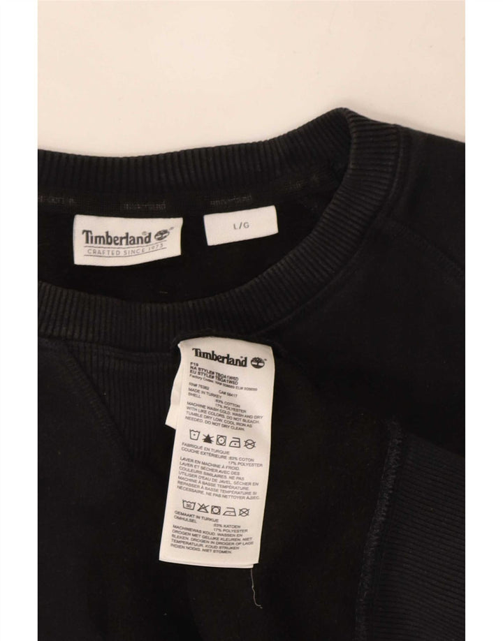 Męska bluza Timberland, duża, czarna bawełna