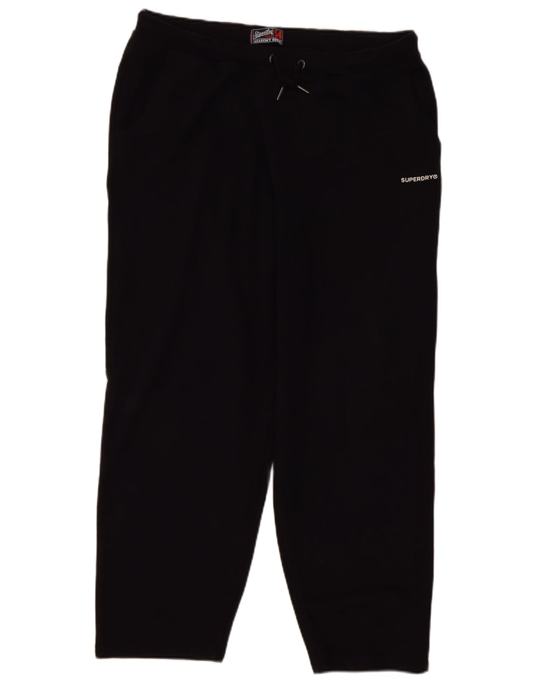 Damskie spodnie dresowe Superdry UK 16, duże, czarne