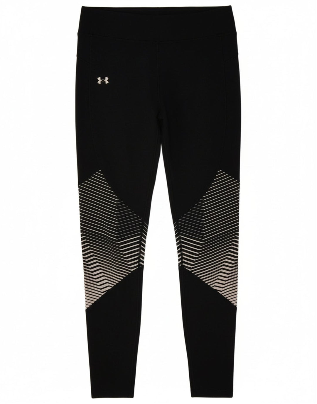 Legginsy damskie Under Armour UK 12, średnie czarne geometryczne