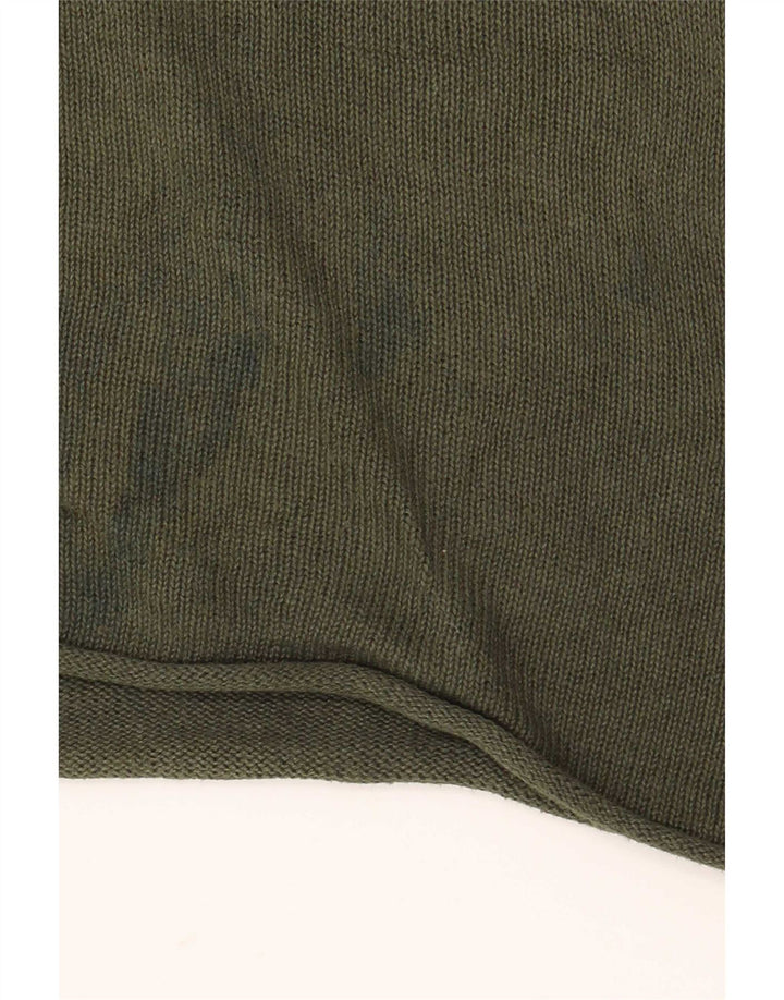 Męski sweter Jack & Jones z okrągłym dekoltem, duży, zielony