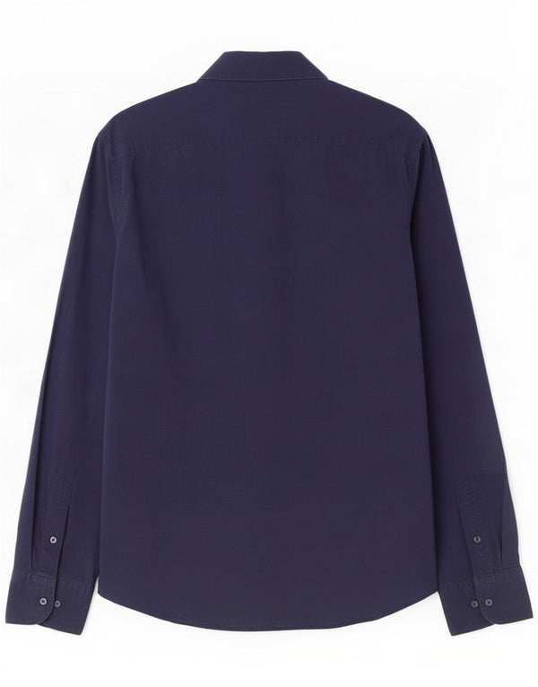 Massimo Dutti Koszula męska XL Granatowa Bawełniana