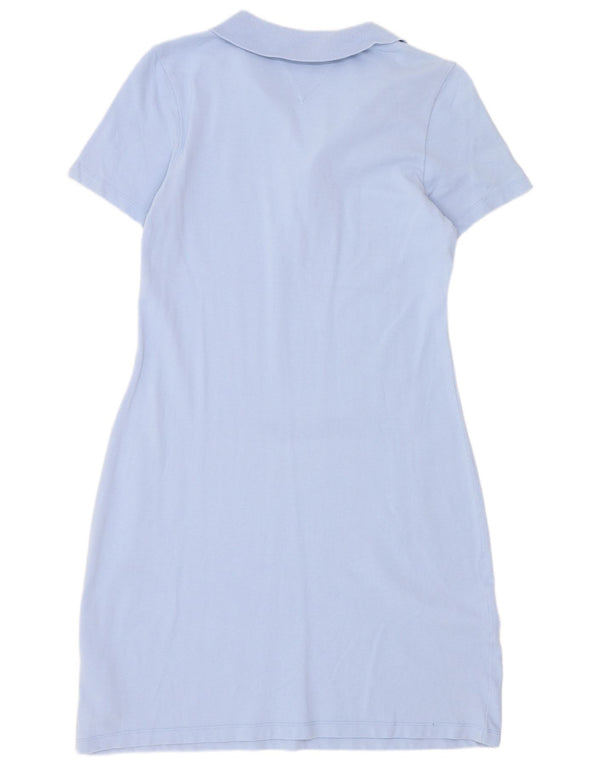 Damska sukienka polo Slim Fit Tommy Hilfiger UK 14, duża niebieska bawełna