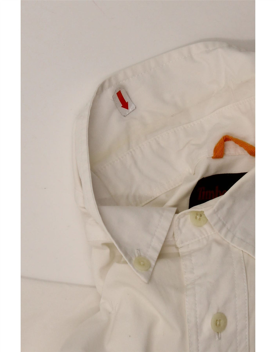 Męska koszula z krótkim rękawem Timberland, średnia biała bawełna