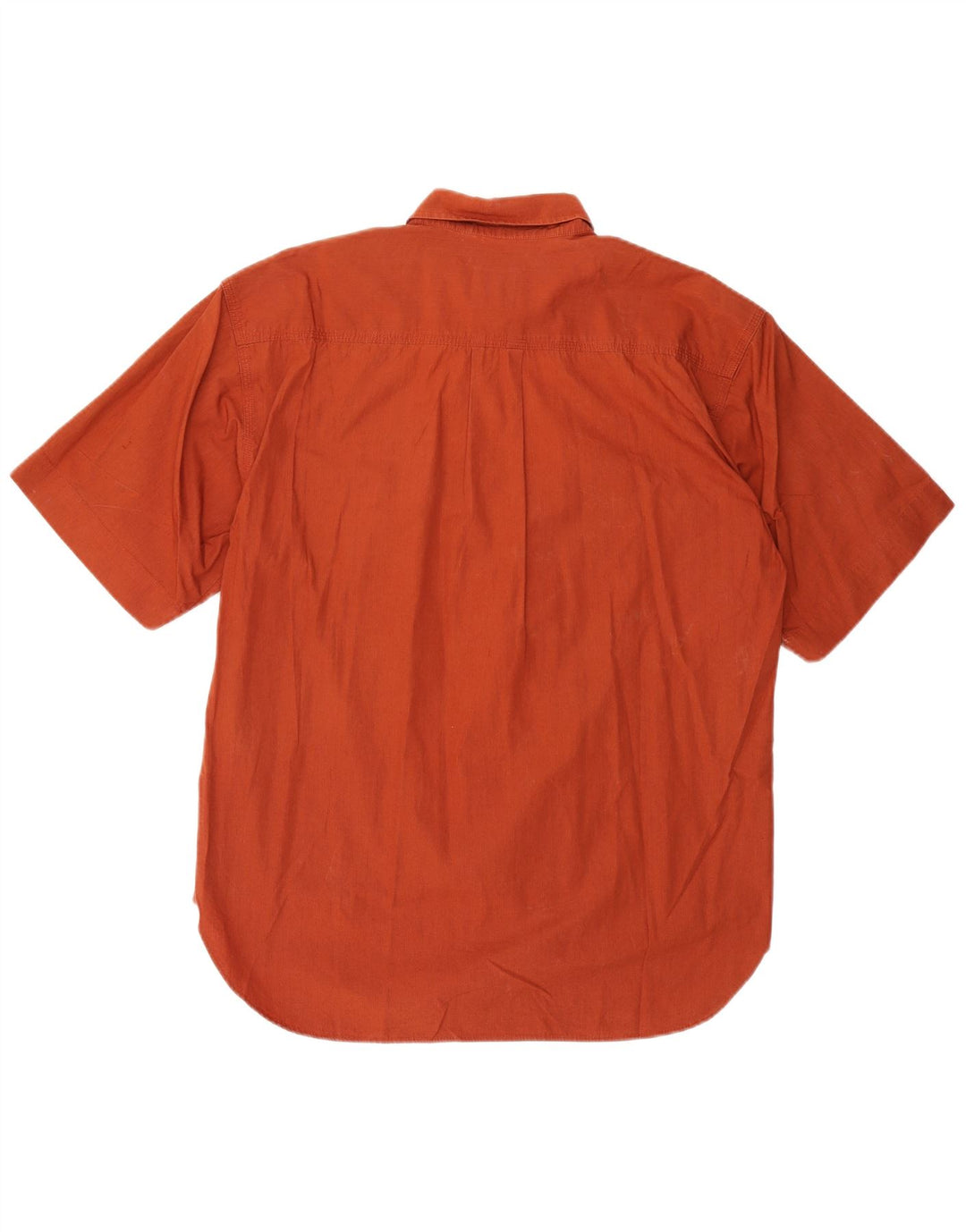 Koszula męska z krótkim rękawem CASUCCI XL, pomarańczowa, bawełniana