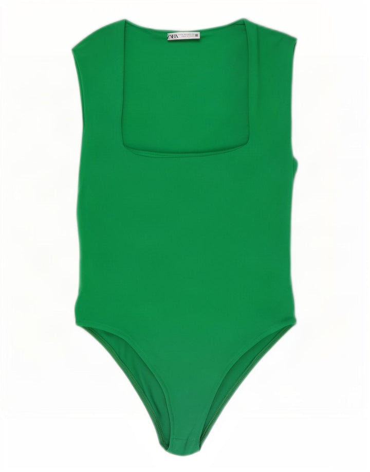 Body damskie Zara UK 12, średni zielony
